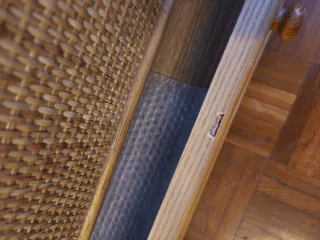 Cajonera de Rattan y Madera