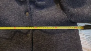 Giaccone felpa donna blu/grigio