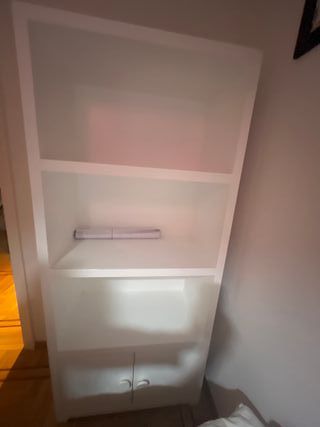 Estantería blanca madera