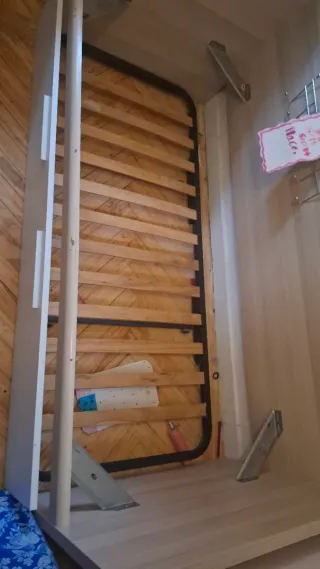 Cama nido con somier de madera