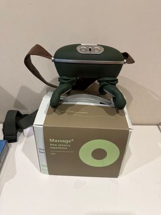 Masajeador de cuello verde