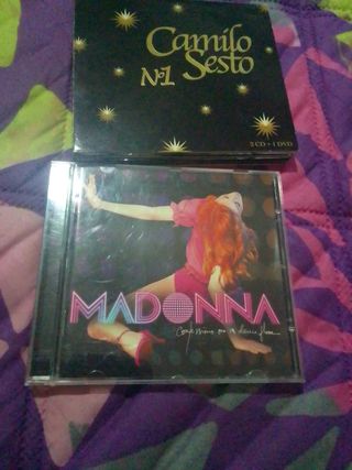 CDs Camilo Sesto y Madonna