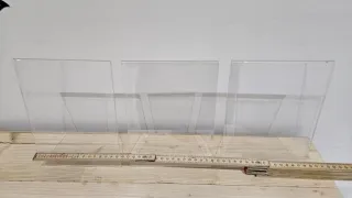 Set 3 espositori scrivania plexiglass