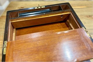 Escribanía portátil victoriana inglesa, s. XIX