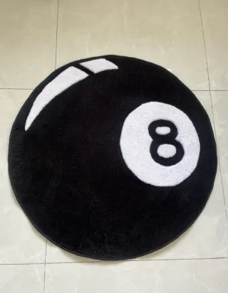 Alfombra tufting bola 8 billar