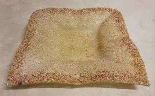 Centrotavola quadrato decorato