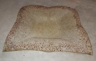 Centrotavola quadrato decorato