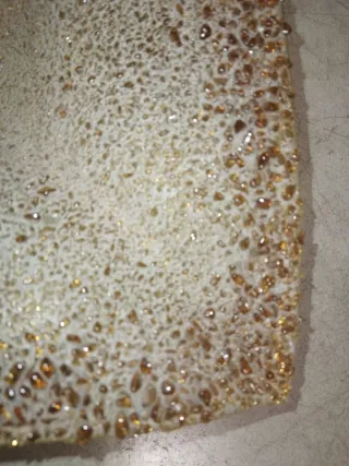 Centrotavola quadrato decorato