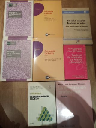 Libros uned psicología escolar, orientador