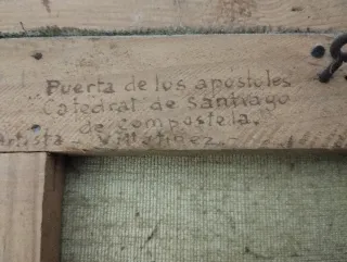 Cuadro Villafinez Pintor Gallego