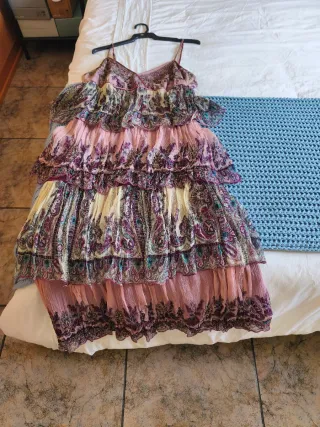 Vestido estampado boho chic.