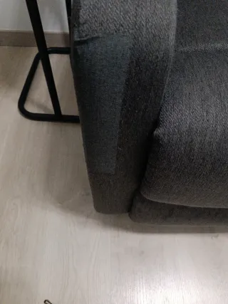 Sofá 2 plazas con reposapiés elevable y se tumba