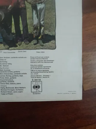 Big Brother and the Holding Company Vinilo