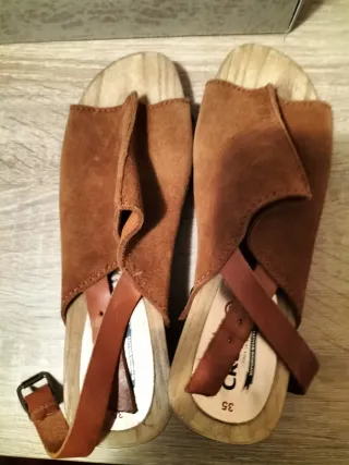 Sandalias Creeks Mujer Talla 35 Marrones