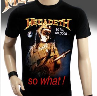 Camiseta Megadeth So Far, So Good... So What!.