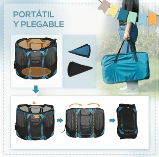 Parco pieghevole impermeabile per animali domestici