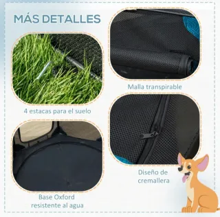 Parco pieghevole impermeabile per animali domestici