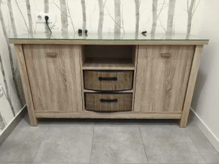 Mueble aparador y baldas