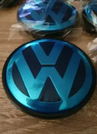 4 TAPACUBOS BUJE CENTROS RUEDA LLANTA VOLKSWAGEN