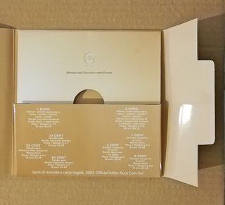 Set Monete Euro Italia 2003