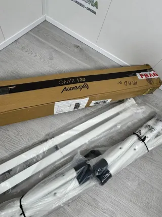 Soporte Teclado Doble Blanco