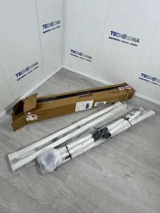 Soporte Teclado Doble Blanco