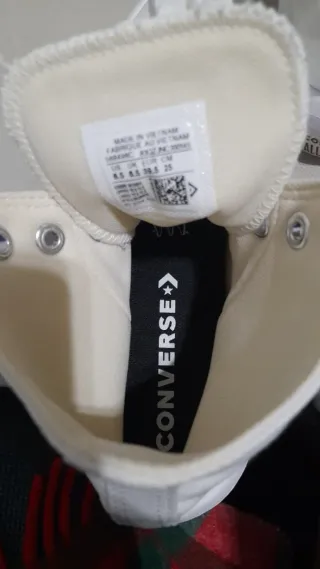 Converse blancas talla 39.5
