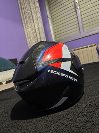 Casco Scorpion Negro y Rojo