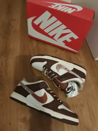 Zapatillas Nike Dunk SB Marrones y Blancas