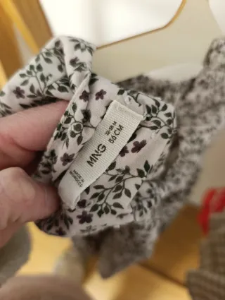 Blusa flores bebé niña