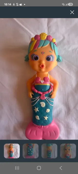 Lote 3 Barbies: Sirena, Muñeca y Bebé