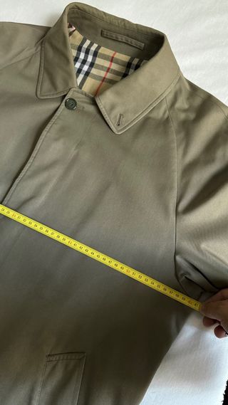 BURBERRY GABARDINA HOMBRE TRENCH VINTG VERDE 52 L