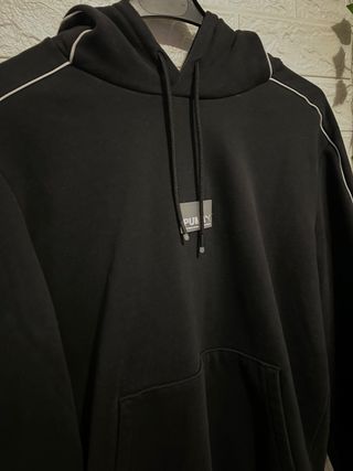 2 Sudaderas Adidas y Puma Negra y Morada