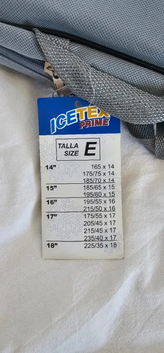 Cadenas textiles para coche ICETEX PRIME