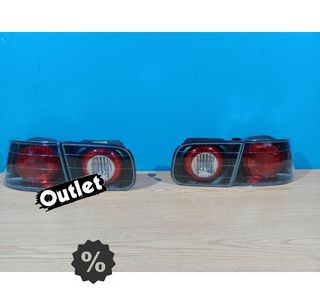 TG PILOTOS HONDA CIVIC 2P 92-95 LOOK LEXUS FONDO NEGRO R0123