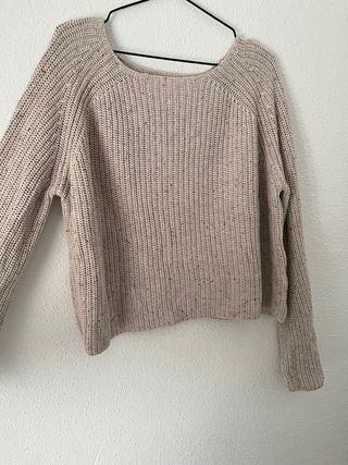 Jersey H&M beige con motas