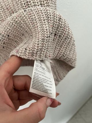Jersey H&M beige con motas