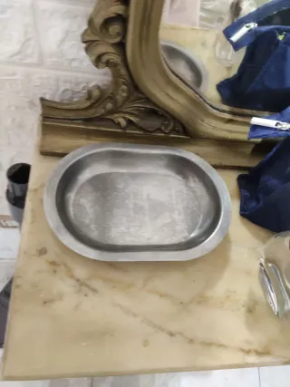 Set Porta Sale, Olio e Aceto in Metallo e vetro.