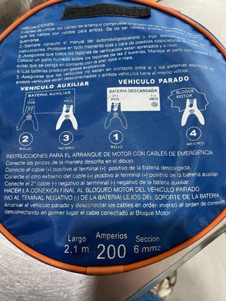 Cables de arranque para batería
