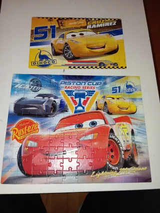 4 Puzzles Cars Disney 20-180 piezas