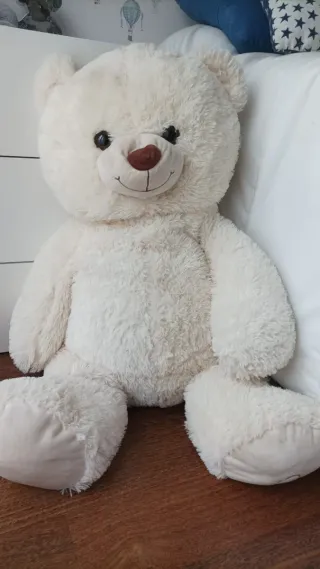 Oso de peluche grande blanco