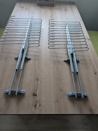 2 Pantaloneras de Acero Inoxidable