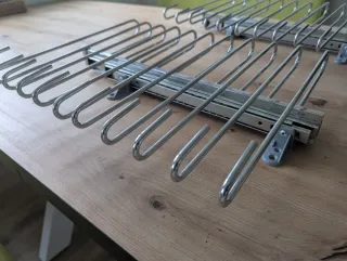 2 Pantaloneras de Acero Inoxidable