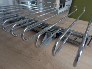 2 Pantaloneras de Acero Inoxidable