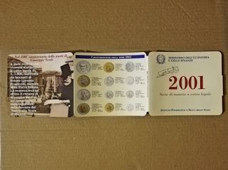 Italia 2001 Serie Monete Zecca Stato