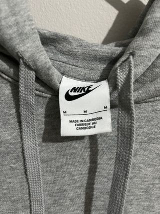Sudadera Nike Gris Unisex