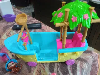 Juguetes, Barco Junglewood Enchantimals y Mono