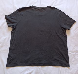 Camiseta H&M Verde Oscuro Strass Yeah XL Algodón