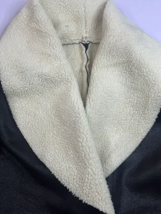 Giaccone Montone Vintage Uomo Tg M Nero