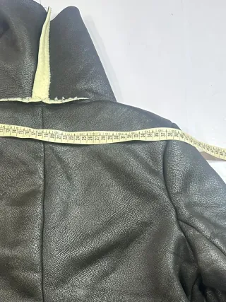 Giaccone Montone Vintage Uomo Tg M Nero